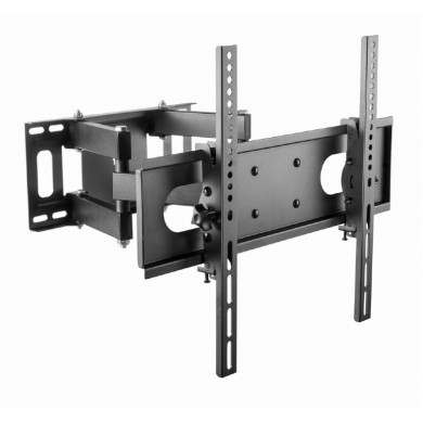 Full-motion TV-Wall Mount for 32 -55&rdquo;- Gembird &rdquo;WM-55ST-04&rdquo;, allows up to 60 degrees swivel and 20 degrees tilting, max. 35 kg, Distance to wall: 78 - 400 mm, max. VESA 400 x 400, Black