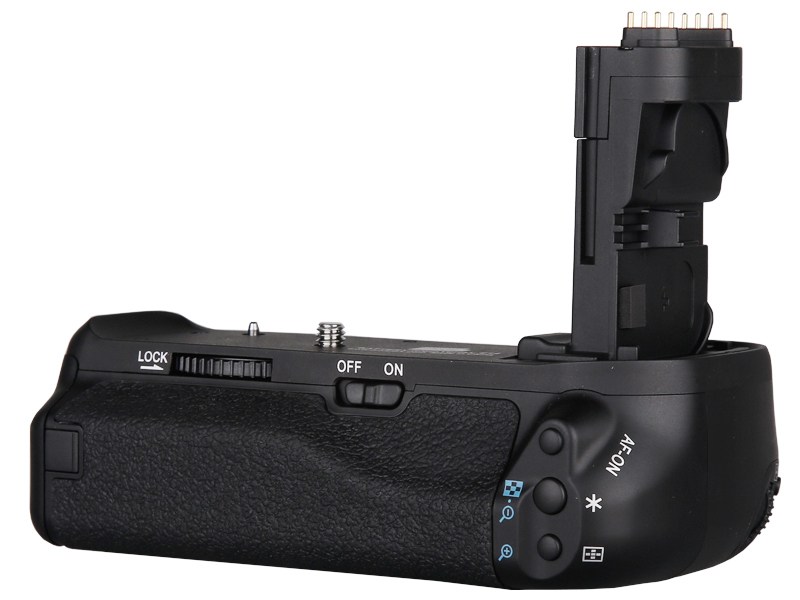 Battery Grip Canon BG-E8 (2 x LP-E8 or 6 x Size-AA), AF-ON button, W310g for EOS 700D,650D,600D,550D, Rebel T5i,T4i,T3i,T2i, Kiss X4