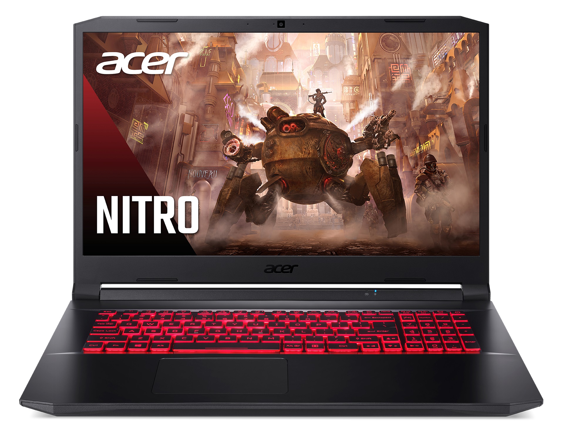 Laptop Gaming 17.3" ACER Nitro N517-41 (NH.QAREU.00E) / Ryzen 5 / 8GB / 512GB SSD+HDD Kit / RTX3060 / Shale Black