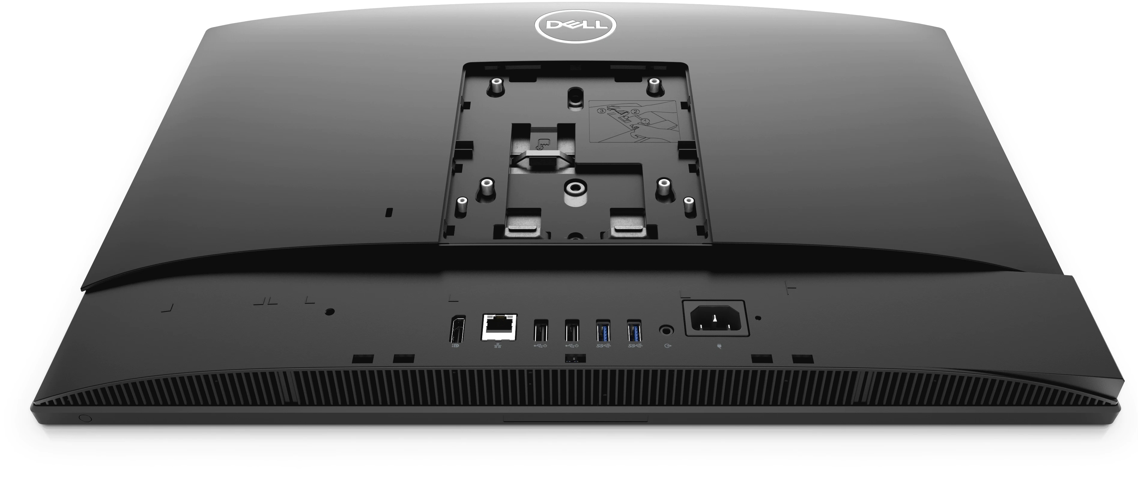 All-in-One PC - 23.8" DELL OptiPlex 5490 FHD IPS Non-Touch AG (Intel Core i7-10700T, 16GB (1X16GB) DDR4, M.2 512GB PCIe NVMe, noODD, CR, Integrated graphics, WiFi6  AX201 2x2 (Gig+)+ BT5.1, TPM, Webcam, Wireless Keyboard and Mouse - KM5221W, Height  Adjustable Stand, Win10Pro, Black)